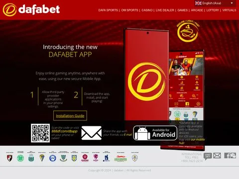 Dafabet Mobile App website preview