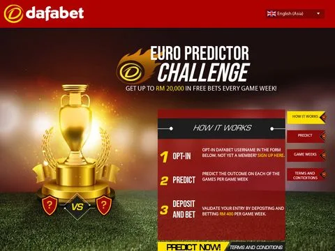 Euro Pred Challenge website preview